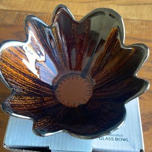 Studiohome handcrafted glass bowl. New in box